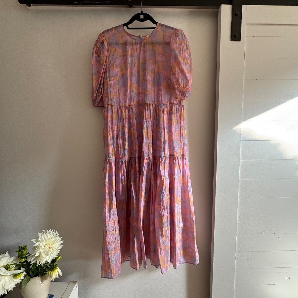 And Other Stories Colorful Sheer Dress